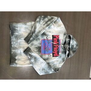Pink Floyd World Tour 87 Tie Dye Hoodie Mens Medium Momentary Lapse of Reason